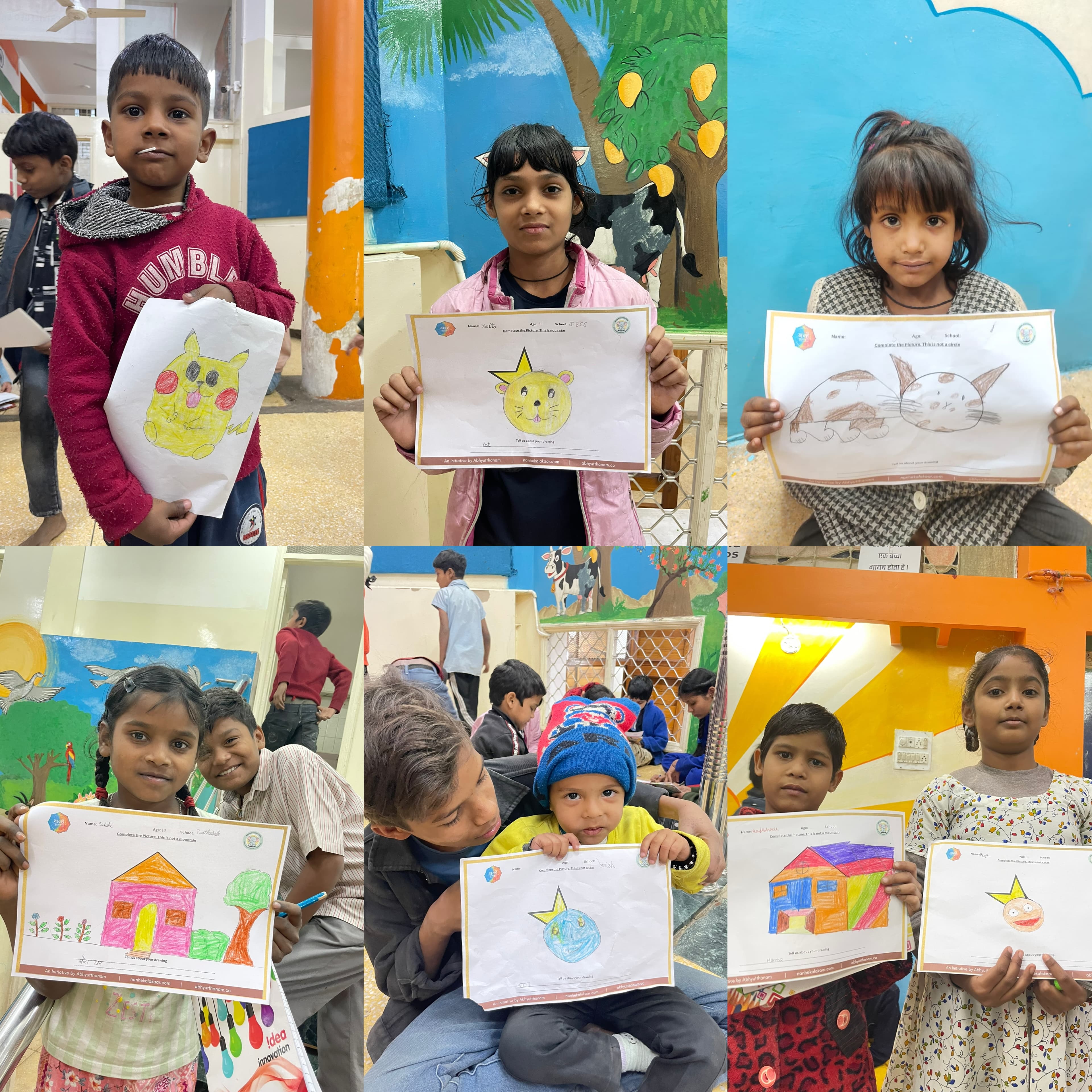 Rayah Minds learning and reflection moment with children