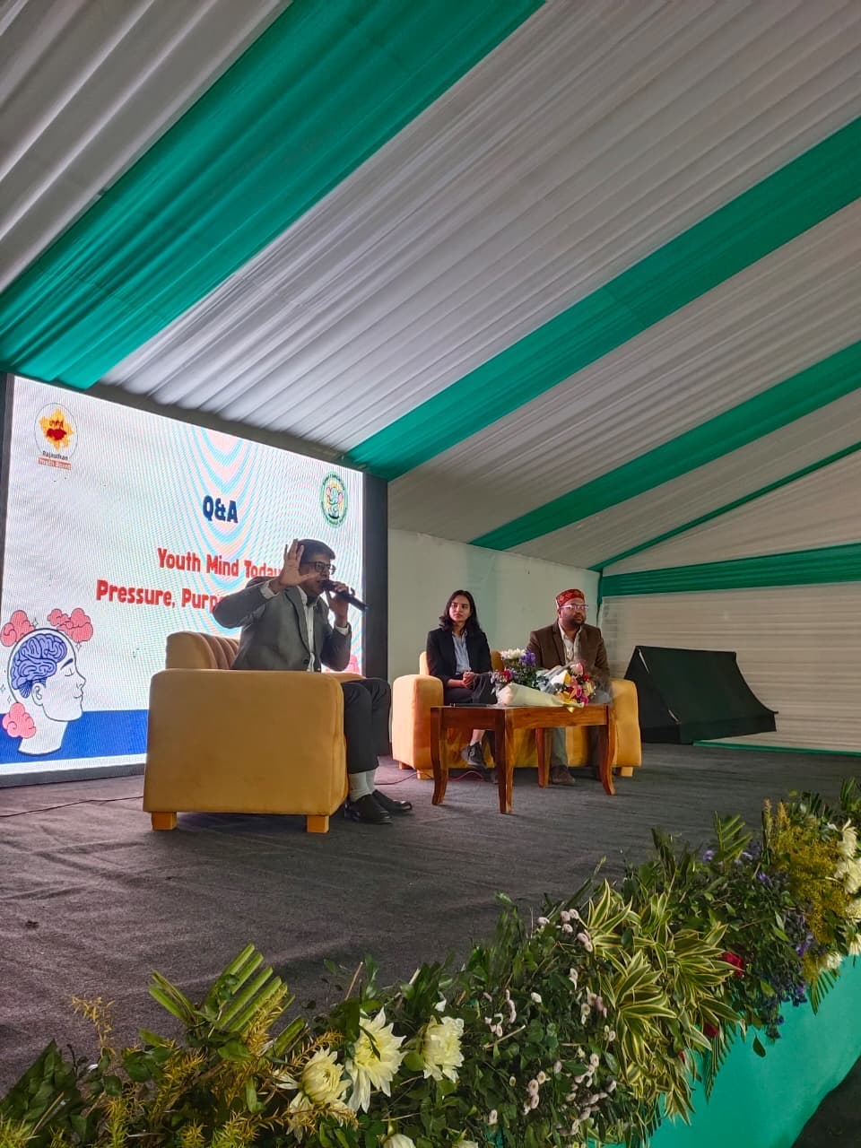 Rayah Minds panel conversation during a youth wellbeing event